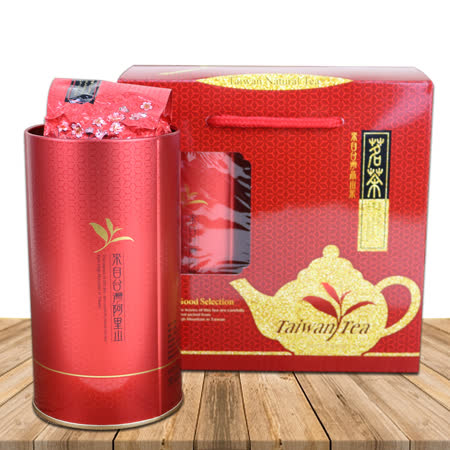 【醒茶莊】輕焙精選阿里山高山金萱茶禮盒300g(2組)♒90B016